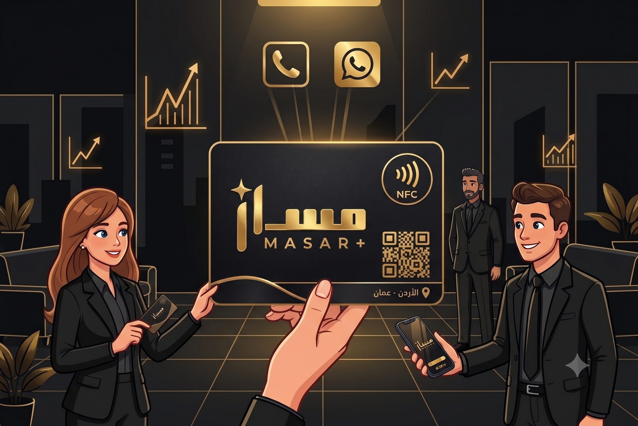بطاقات مسار+ الذكية للأعمال