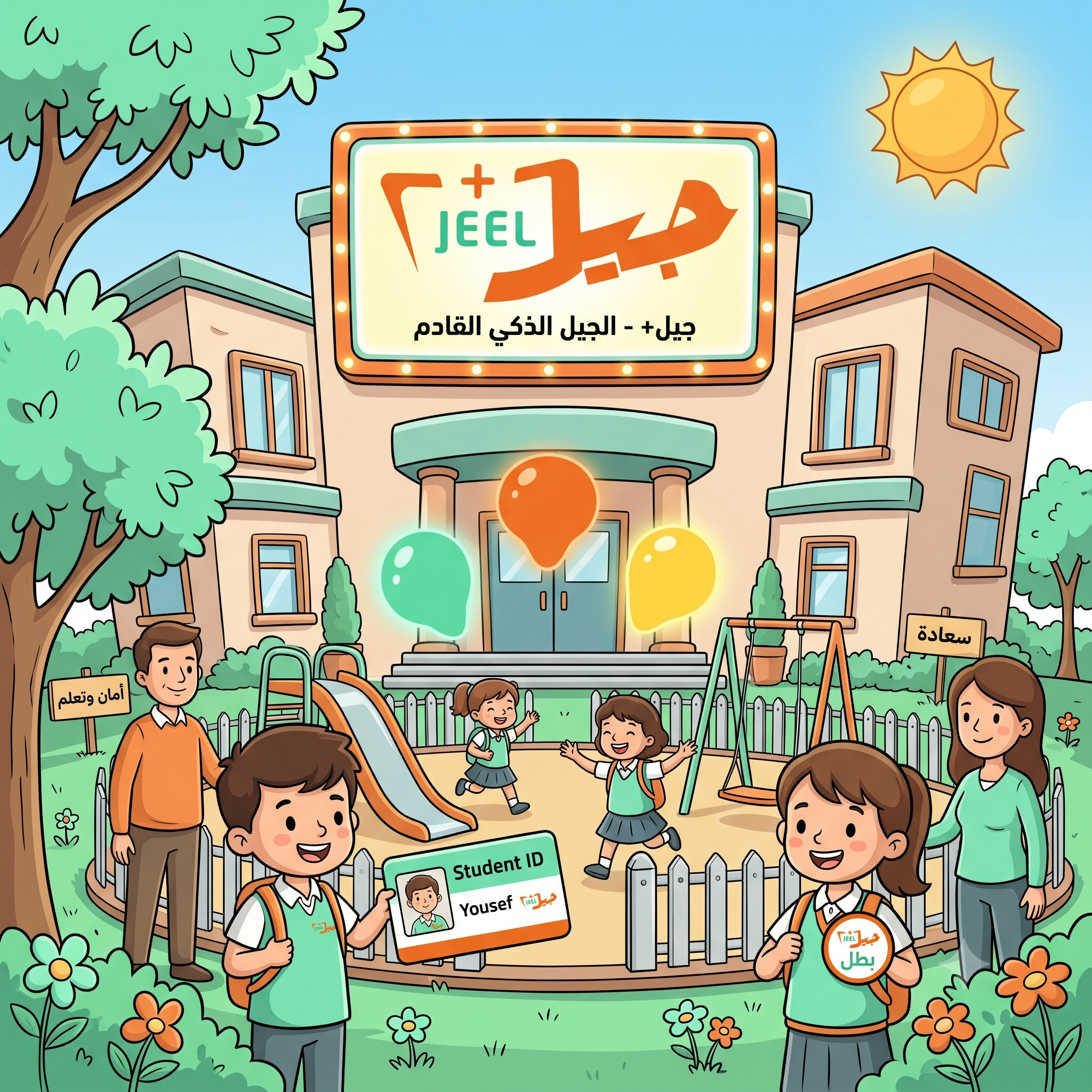 بيئة جيل بلس المدرسية